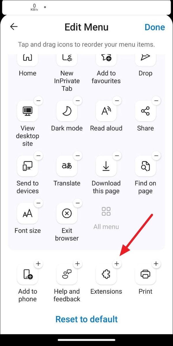 How to Install Extensions in Edge Browser for Android