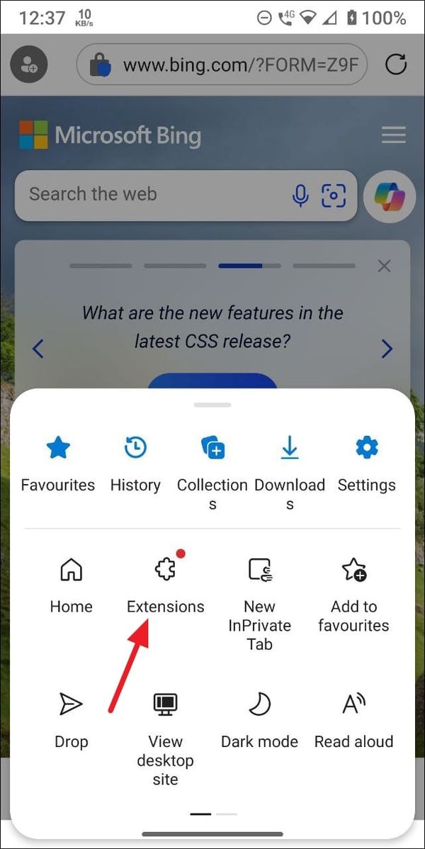 How to Install Extensions in Edge Browser for Android
