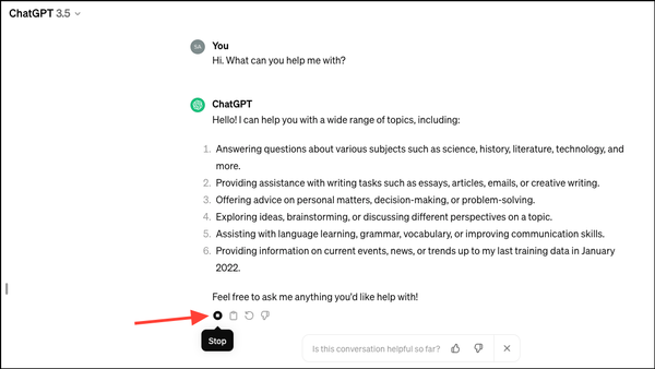 Back Read Chat How to Make ChatGPT Speak & Read Messages