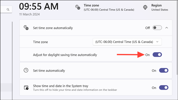 How to Fix Wrong Windows 11 Daylight Savings Time