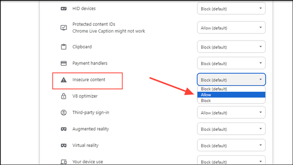 How to fix the ‘Insecure Download Blocked’ warning on Chrome