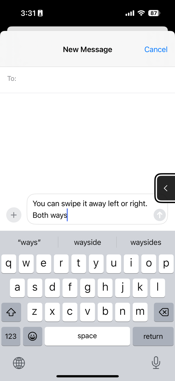 Hover typing in iOS 18 improves text input and accessibility