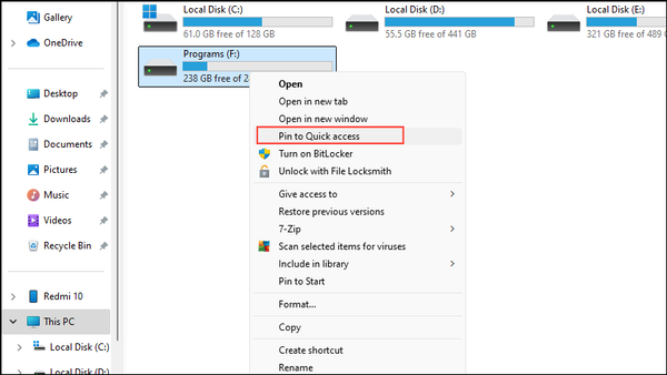 How to restore missing Quick Access in Windows 11 File Explorer
