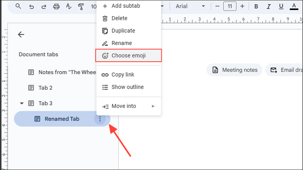 How to use Tabs in Google Docs for better organization