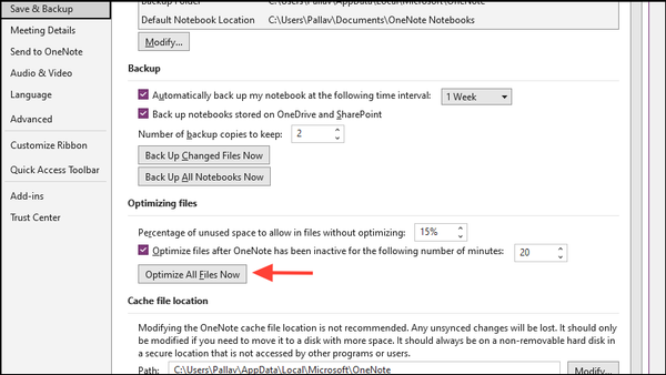 Onenote Disk How to fix OneNote “You’re out of disk space” error