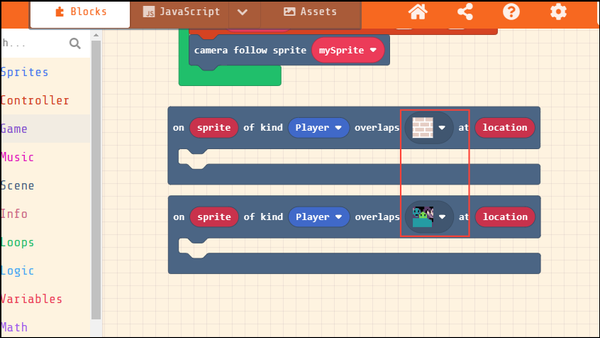 How to make a game on Microsoft MakeCode Arcade