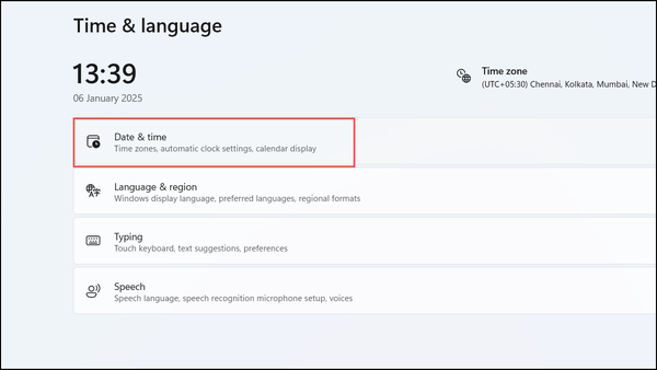 How to Change Time Zone on Windows 11