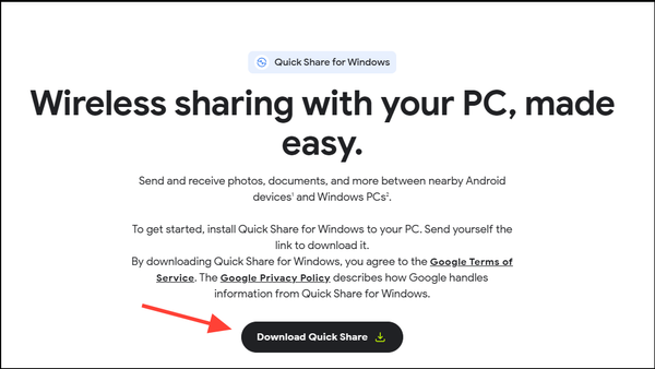 Quick Sh How to set up and use Quick Share on Windows for file transfers with ...