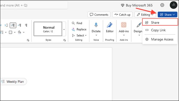 Word Document Create Commons How to collaborate on a Word document