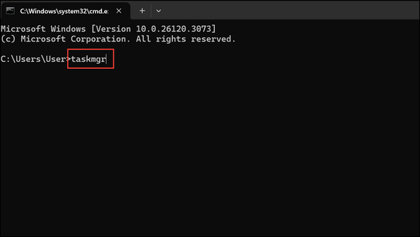 How to Open Task Manager from CMD