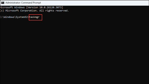 How to Open Task Manager from CMD