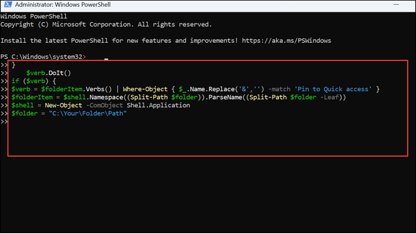 Programmatically Add Folders to the Windows 10/11 Quick Access Panel in ...