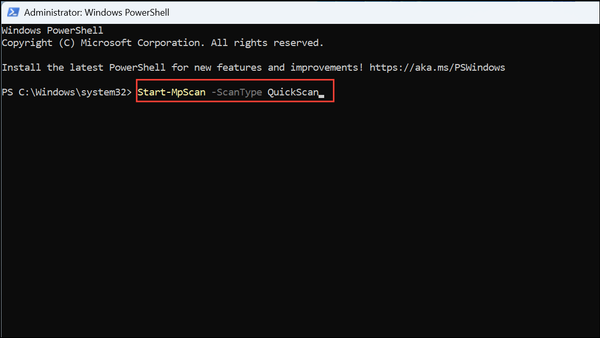 How to Use PowerShell to Scan Windows for Virus and Malware