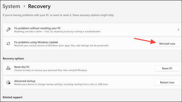 Reset Windows 11 Without Losing Your Files