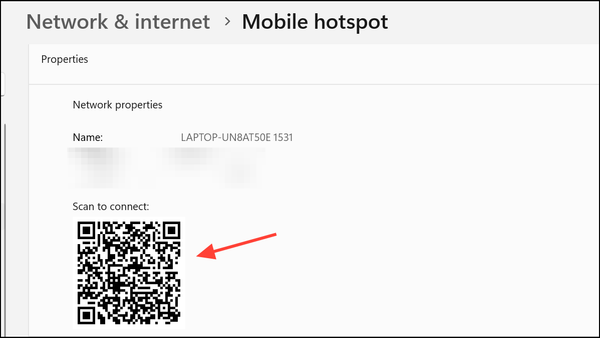 How to Display a QR Code on Windows 11