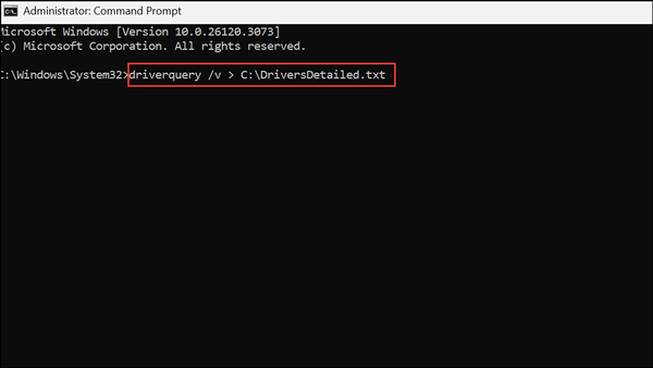 Check Installed Drivers on Windows 11 with Detailed Information