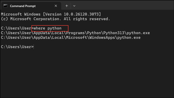 Add Python to PATH on Windows 11