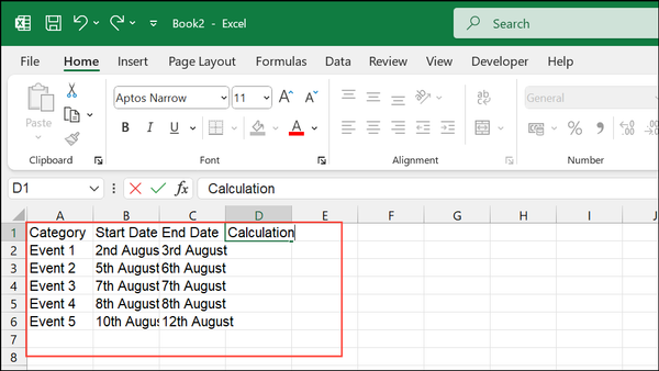 How to Create a Timeline in Excel