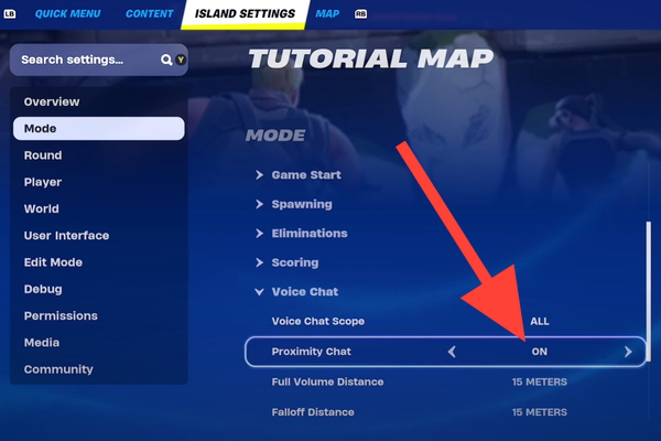 View Distance Fortnite How to Enable Fortnite proximity chat (Creative/UEFN)