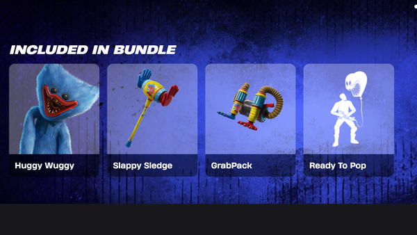 Fortnite Huggy Wuggy price, bundle contents, and availability