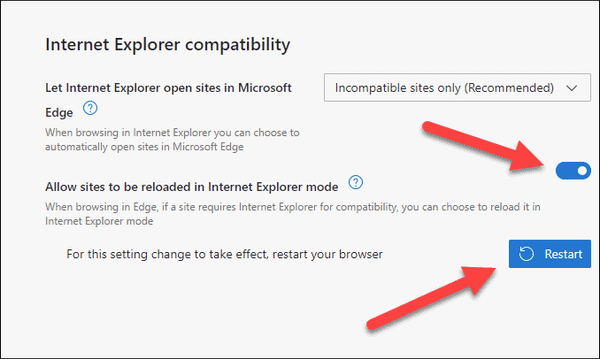 How to Use Internet Explorer (IE) Mode in Microsoft Edge on Windows 11