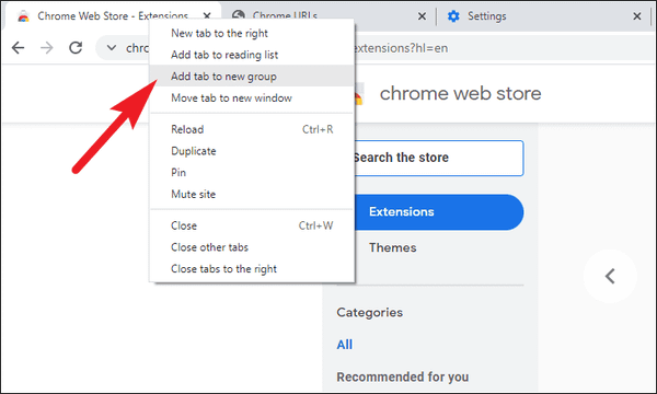 How to Create and Save Tab Groups in Chrome