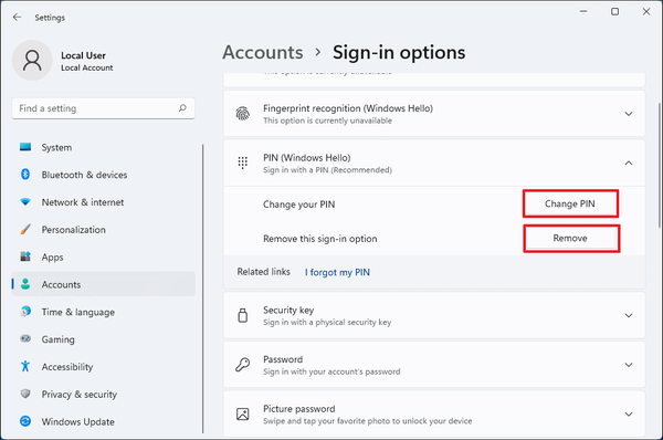 How to Set Up a PIN on your Windows 11 PC