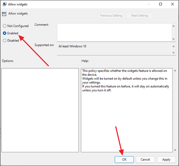 How to Fix Widgets Not Working Issue in Windows 11