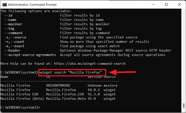 How to Use WINGET on Windows 11