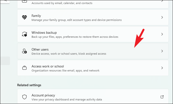 How to Add Another User on Windows 11