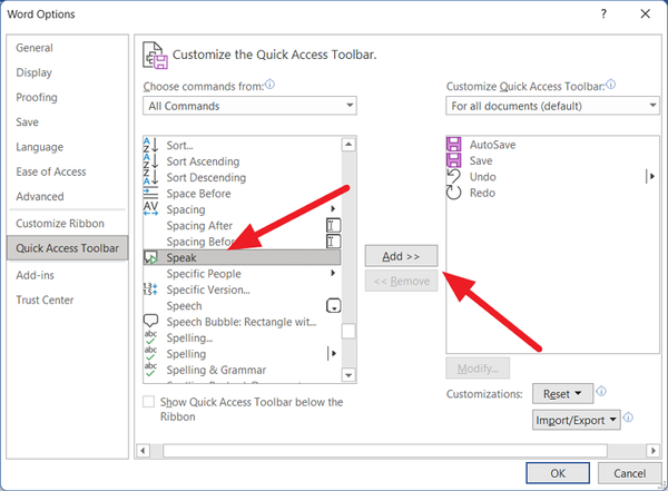 Word Read Back Function How to Use Microsoft Word Read Aloud Feature