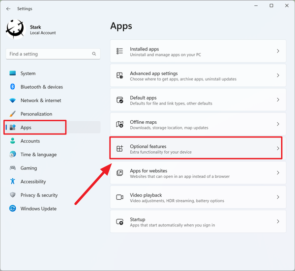 How to Install Optional Features in Windows 11