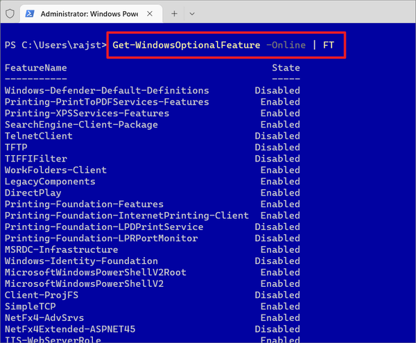 Comp Window Feature How to Install Optional Features in Windows 11