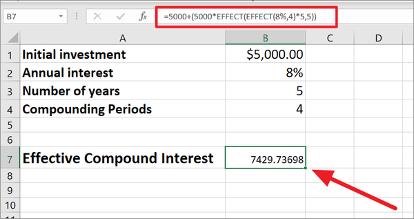 How to Calculate Compound Interest in Excel