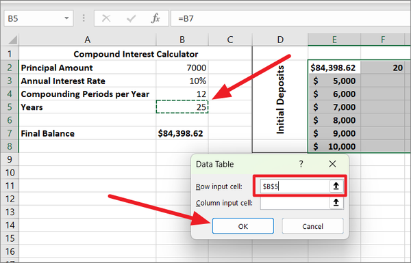 How to Calculate Compound Interest in Excel