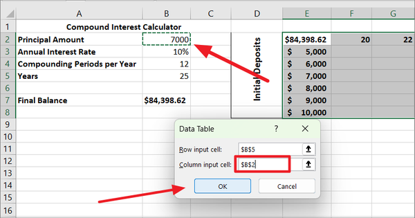 How to Calculate Compound Interest in Excel