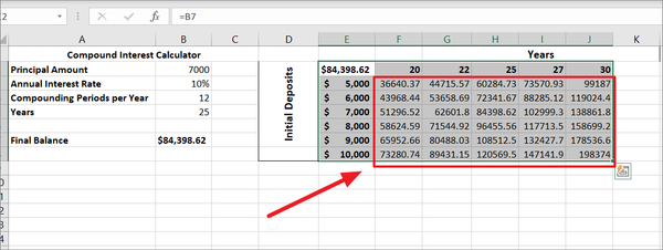 How to Calculate Compound Interest in Excel