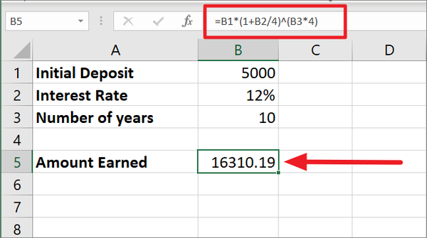 How to Calculate Compound Interest in Excel