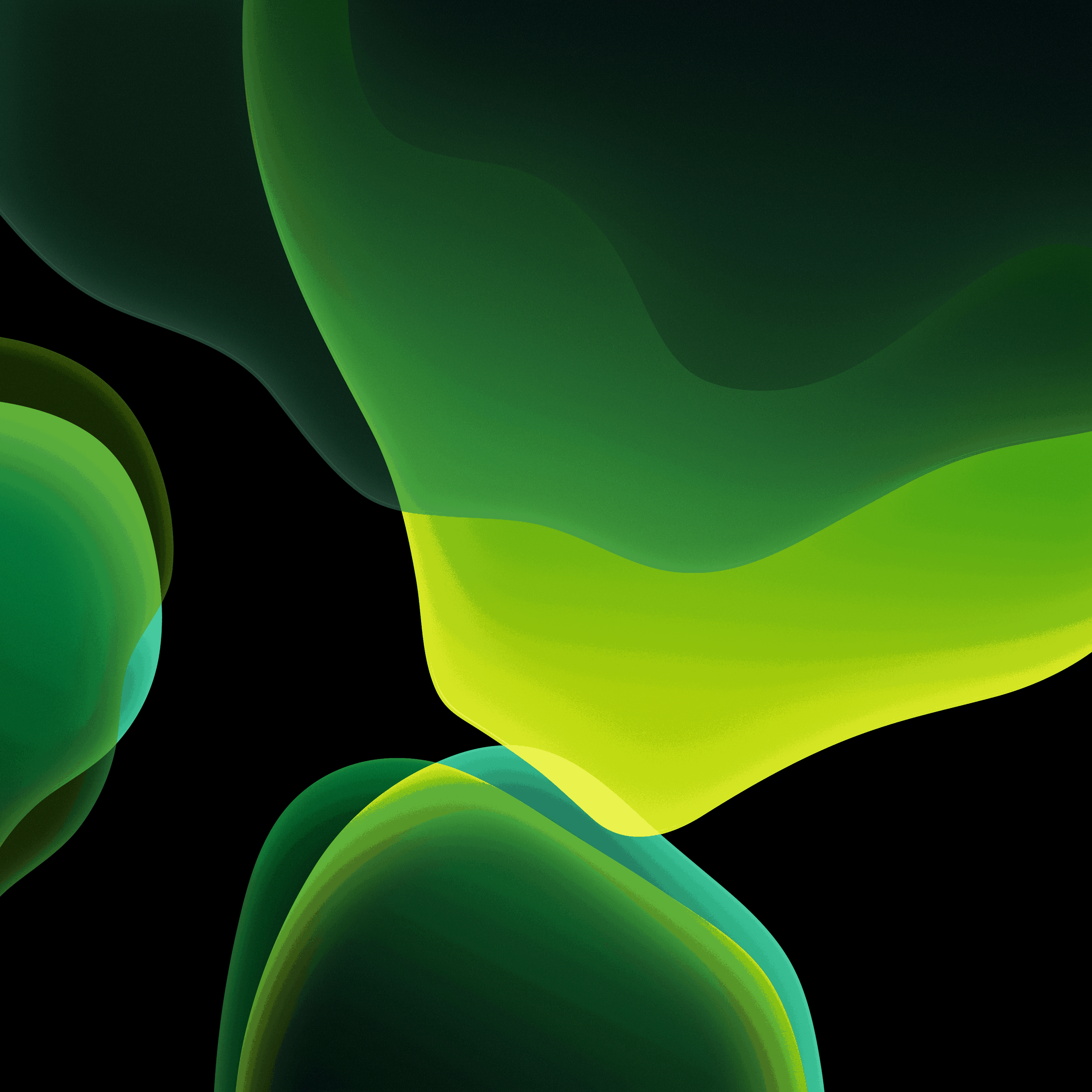 iOS 13 Green Dark Mode