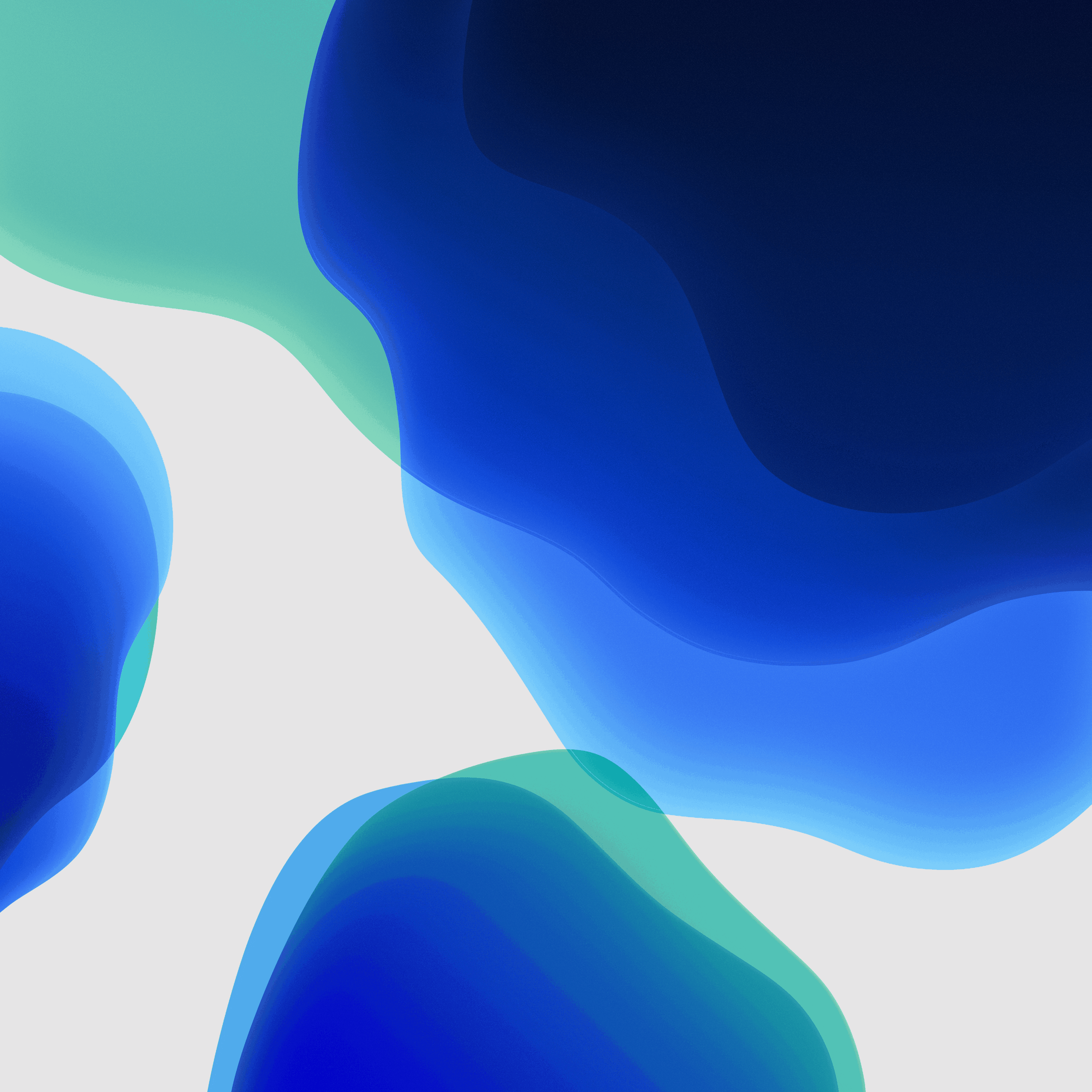 iOS 13 Blue Light Wallpaper