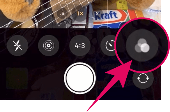 Using Filters in iPhone 11 Camera App