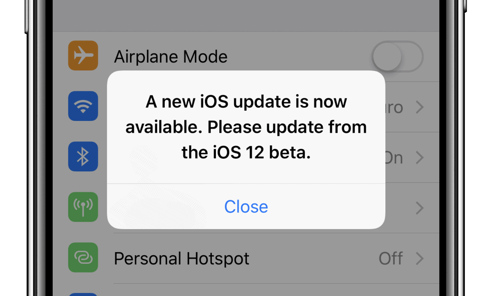 iOS 12 Beta 12 Release Notes (Changelog)