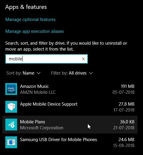 How to Fix “Mobile Plans Background Task Host” from slowing down CPU on your Windows 10 PC