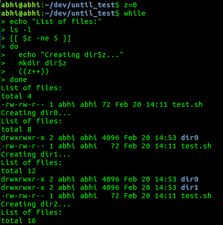 Bash ‘While’ Loop: Tutorial and Examples