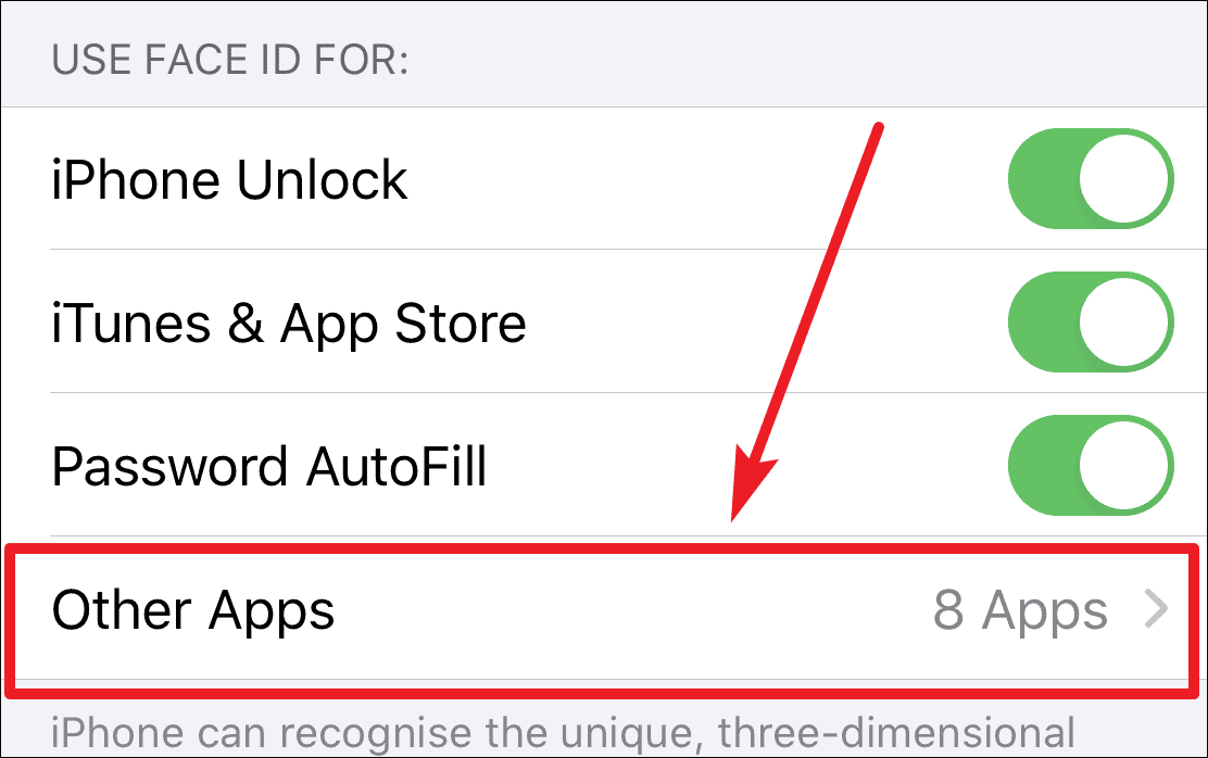 Face ID for Other Apps