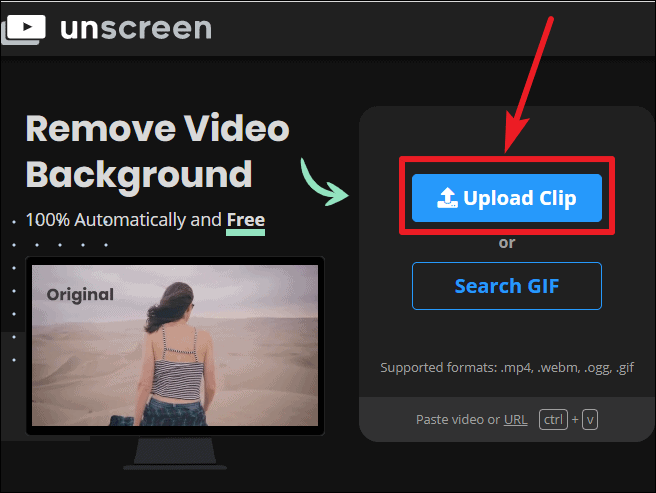 How to Remove or Change Video Background Using Unscreen