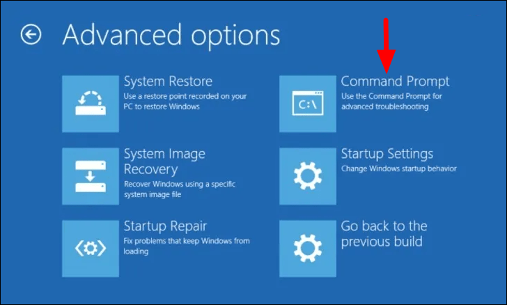 Choose Command Prompt