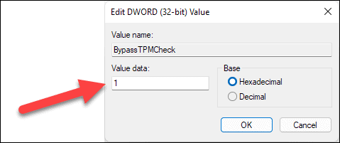 Set Value Data