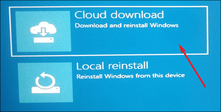 Choose installation method