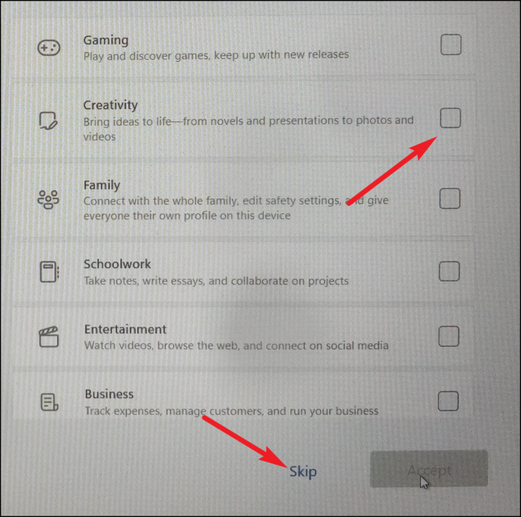 Select services